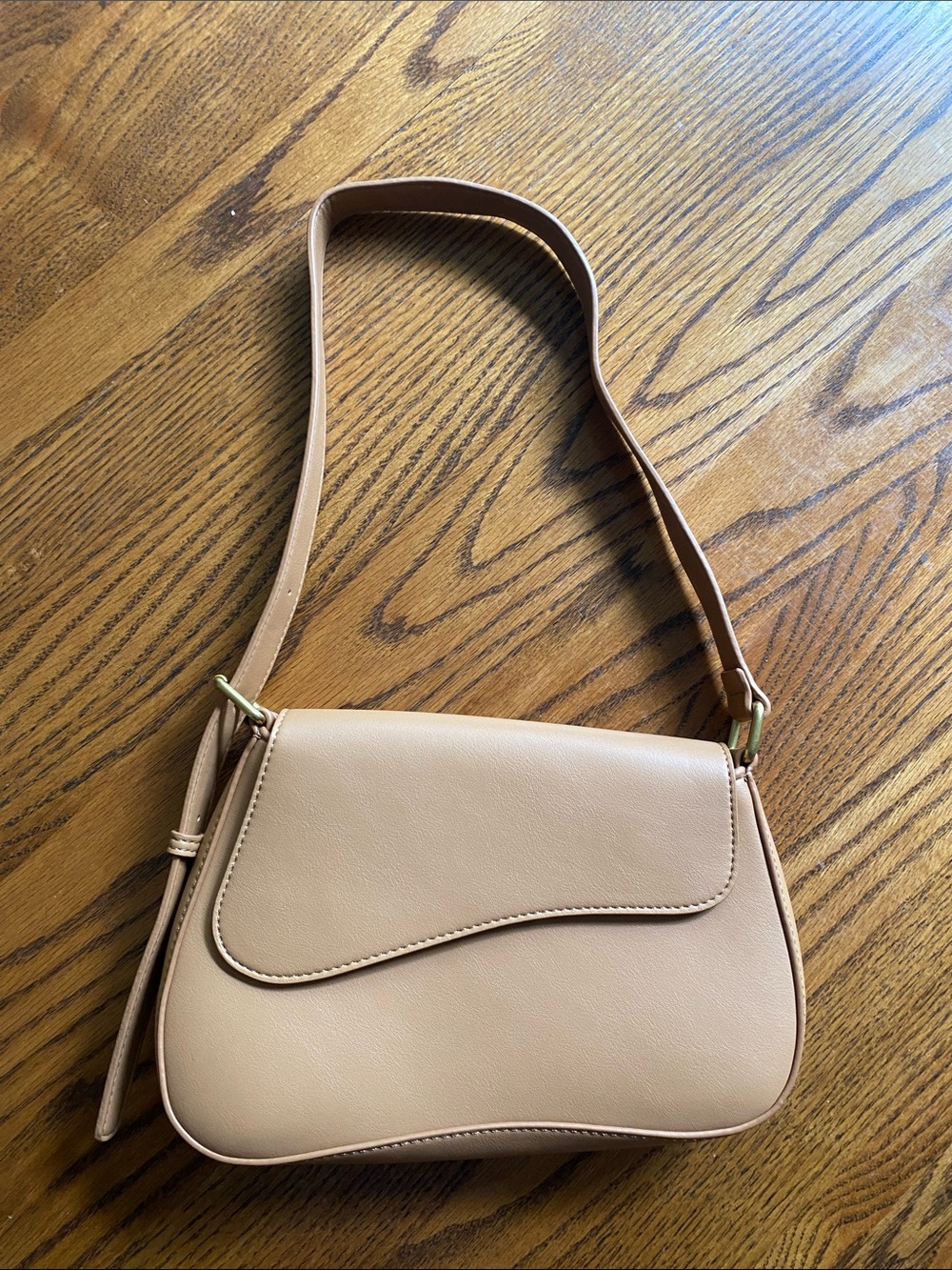 Antik Kraft Beige Shoulder Bag
